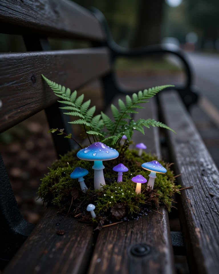 벤치 밑 작은 세계