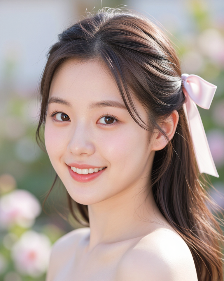 리본 달린 소녀