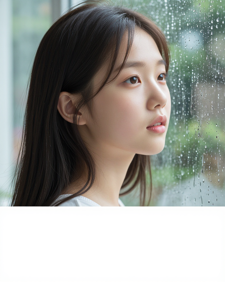 창가에 머문 시선